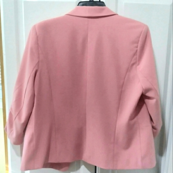 One by Chapter One Open Front Jacket Pink Sz M/M - Picture 3 of 9
